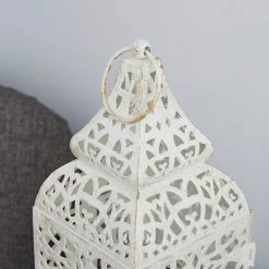Dunelm Moroccan Lantern Cream Table Lamp -Hot Sale rugs Shop 1000038996 alt02