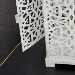 Dunelm Moroccan Lantern Cream Table Lamp -Hot Sale rugs Shop 1000038996 alt03