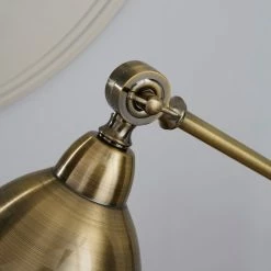 Dunelm Lever Arm Antique Brass Desk Lamp -Hot Sale rugs Shop 1000044886 alt03