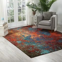 Nourison Multi Coloured Celestial Atlantic Rug 11 Nourison Multi Coloured Celestial Atlantic Rug -Hot Sale rugs Shop 1000098164 alt03