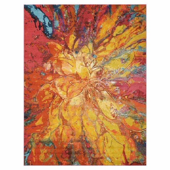 Nourison Multi Coloured Celestial Cayenne Rug 4 Nourison Multi Coloured Celestial Cayenne Rug - Image 2