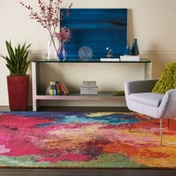 Nourison Multi Coloured Celestial Palette Rug 10 Nourison Multi Coloured Celestial Palette Rug -Hot Sale rugs Shop 1000098167 alt02