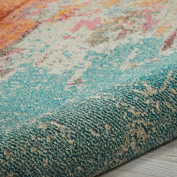 Nourison Multi Coloured Celestial Sealife Rug 6 Nourison Multi Coloured Celestial Sealife Rug - Image 4
