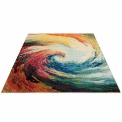 Nourison Multi Coloured Celestial Wave Rug -Hot Sale rugs Shop 1000098170 alt05