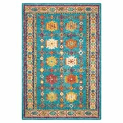 Nourison Vibrant 2 Teal Rug 10 Nourison Vibrant 2 Teal Rug -Hot Sale rugs Shop 1000112298 alt02