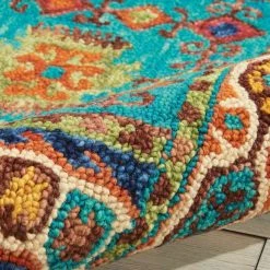 Nourison Vibrant 2 Teal Rug 12 Nourison Vibrant 2 Teal Rug -Hot Sale rugs Shop 1000112298 alt04