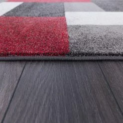 Dunelm Red Chunky Blocks Rug -Hot Sale rugs Shop 1000117203 alt05