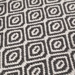 Dunelm Grey Diamond Geometric Weave Rug -Hot Sale rugs Shop 1000117205 alt04