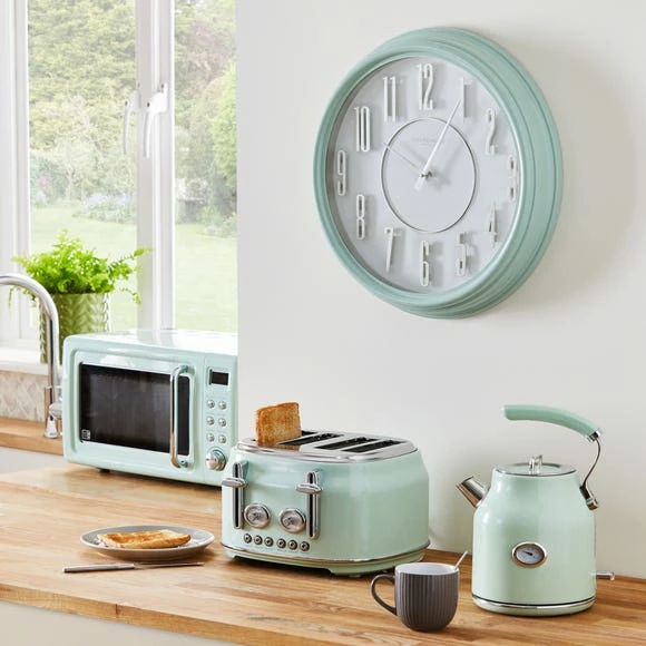 Dunelm Retro 1.7L 3KW Seafoam Jug Kettle 6 Dunelm Retro 1.7L 3KW Seafoam Jug Kettle - Image 4