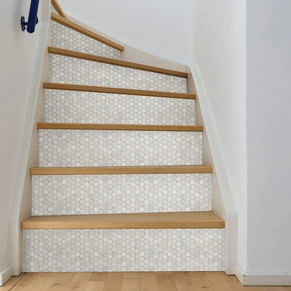 InHome Hexagon Marble Self Adhesive Backsplash Tiles 7 InHome Hexagon Marble Self Adhesive Backsplash Tiles - Image 5