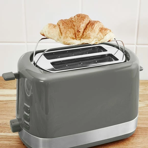 Dunelm 2 Slice Grey Toaster 4 Dunelm 2 Slice Grey Toaster - Image 2