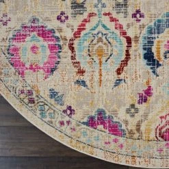 Nourison Vintage Kashan 4 Round Rug -Hot Sale rugs Shop 1000143147 alt04