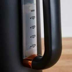 Dunelm 1.7L 3kW Matt Black & Copper Jug Kettle -Hot Sale rugs Shop 1000150235 alt02