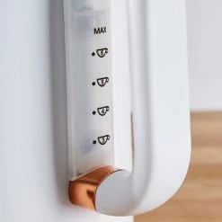 Dunelm 1.7L 3.kW Matt White & Copper Jug Kettle -Hot Sale rugs Shop 1000150236 alt02