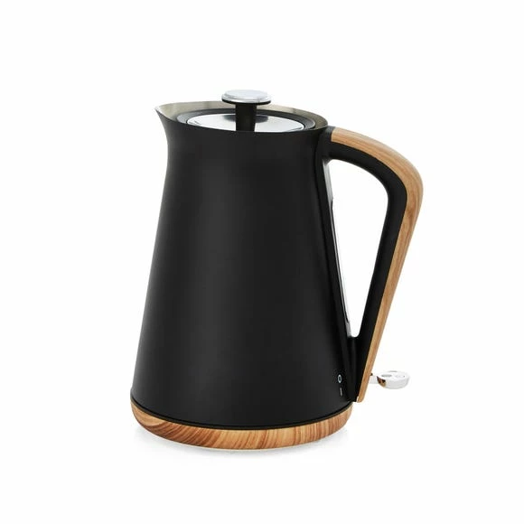Dunelm Contemporary 1.7L 3kW Matt Black Jug Kettle 4 Dunelm Contemporary 1.7L 3kW Matt Black Jug Kettle - Image 2