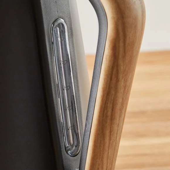 Dunelm Contemporary 1.7L 3kW Matt Black Jug Kettle 6 Dunelm Contemporary 1.7L 3kW Matt Black Jug Kettle - Image 4