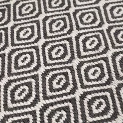 Dunelm Diamond Weave Grey Doormat -Hot Sale rugs Shop 1000158032 alt04