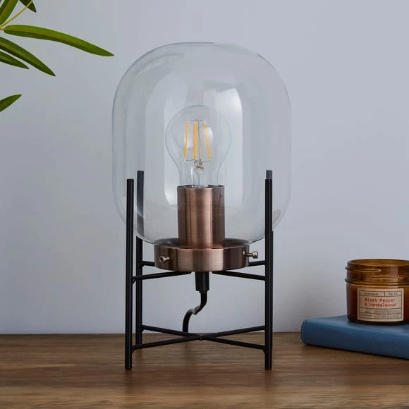 Elements Dayo Jardinere Glass Table Lamp 4 Elements Dayo Jardinere Glass Table Lamp - Image 2