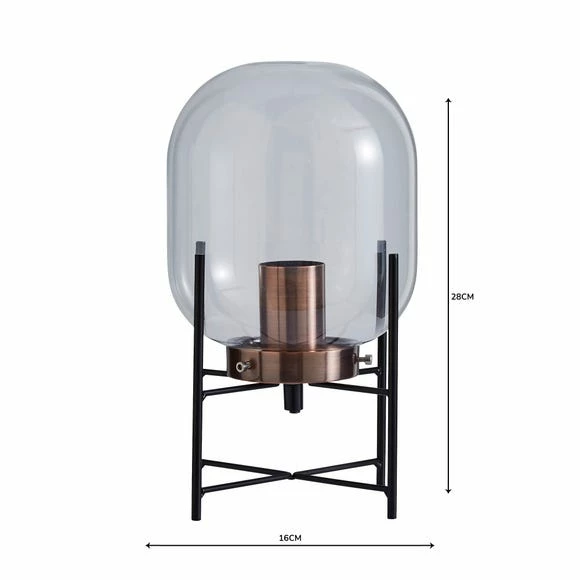 Elements Dayo Jardinere Glass Table Lamp 7 Elements Dayo Jardinere Glass Table Lamp - Image 5