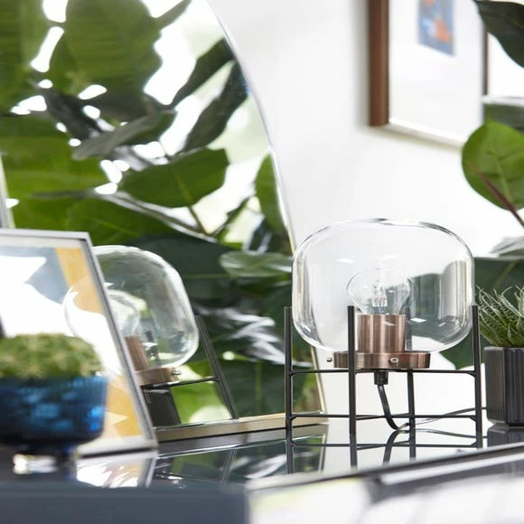 Elements Dayo Jardinere Glass Table Lamp 8 Elements Dayo Jardinere Glass Table Lamp - Image 6