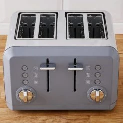 Dunelm Cool Grey Spectrum Toaster -Hot Sale rugs Shop 1000161965 alt01