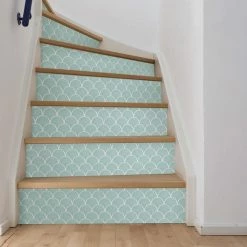 Fine Décor Wallpaper Shell Blue Self Adhesive Backsplash Tiles -Hot Sale rugs Shop 1000168333 alt04