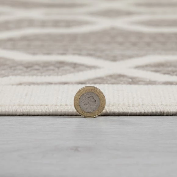 Dunelm Mendoza Natural Geometric Indoor Outdoor Rug 7 Dunelm Mendoza Natural Geometric Indoor Outdoor Rug - Image 5