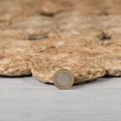 Dunelm Exclusive Hand Made Jute Dia. 150cm Circle Rug -Hot Sale rugs Shop 1000172278 alt03
