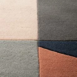 Dunelm Exclusive Ren Geometric Wool Rug -Hot Sale rugs Shop 1000172304 alt02