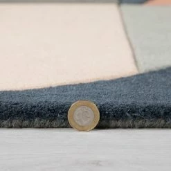 Dunelm Exclusive Ren Geometric Wool Rug -Hot Sale rugs Shop 1000172304 alt04