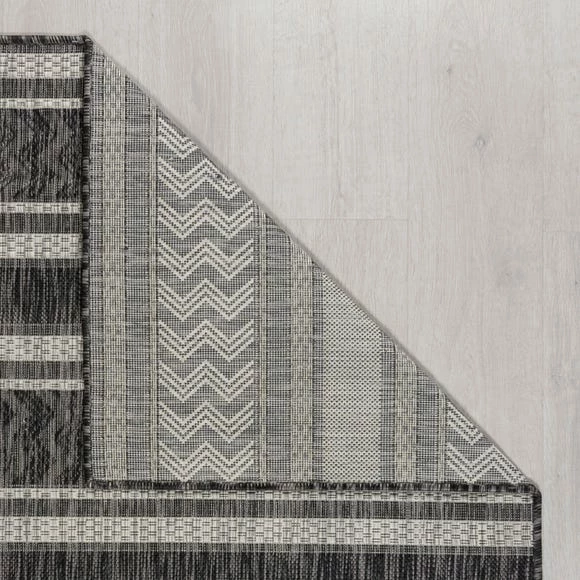 Dunelm Arya Stripe Indoor Outdoor Runner 7 Dunelm Arya Stripe Indoor Outdoor Runner - Image 5