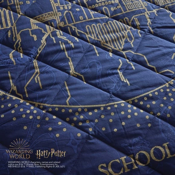 Harry Potter Hogwarts Glow In The Dark Bedspread 5 Harry Potter Hogwarts Glow In The Dark Bedspread - Image 3