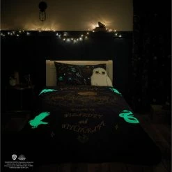 Harry Potter Hogwarts Glow In The Dark Bedspread 9 Harry Potter Hogwarts Glow In The Dark Bedspread -Hot Sale rugs Shop 1000182251 alt03