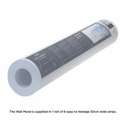 Dunelm Dandelion Mural Blue -Hot Sale rugs Shop 1000185485 alt01