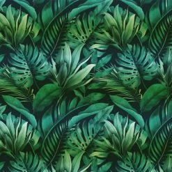 Dunelm Tropical Leaves Green Mural -Hot Sale rugs Shop 1000185486 alt04