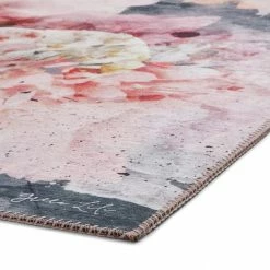 Think Rugs Michelle Collins Floral Rose And Black Rug -Hot Sale rugs Shop 1000186314 alt04