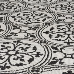 Dunelm Casablanca Monochrome Indoor Outdoor Runner 9 Dunelm Casablanca Monochrome Indoor Outdoor Runner -Hot Sale rugs Shop 1000186941 alt02