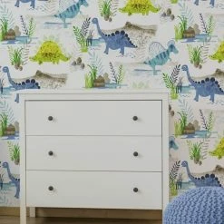 Dunelm Roar! Dinosaur Wallpaper