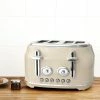Dunelm Retro Cream 4 Slice Toaster 2 Dunelm Retro Cream 4 Slice Toaster -Hot Sale rugs Shop 30421730