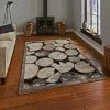 Cream And Grey Woodland 4626 Rug -Hot Sale rugs Shop 30499144
