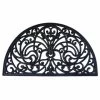 Dunelm Scroll Half Moon Rubber Doormat -Hot Sale rugs Shop 30534353