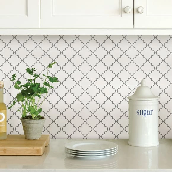 InHome Quatrefoil Self Adhesive Backsplash Tiles 3 InHome Quatrefoil Self Adhesive Backsplash Tiles