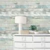 NuWallpaper Beachwood Blue Self Adhesive Wallpaper -Hot Sale rugs Shop 30623494
