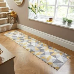 Dunelm Geo Squares Runner