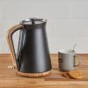 Dunelm Contemporary 1.7L 3kW Matt Black Jug Kettle -Hot Sale rugs Shop 30662260
