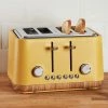 Dunelm Contemporary 4 Slice Ochre Yellow Toaster -Hot Sale rugs Shop 30662542