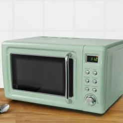 Dunelm Retro 20L 800W Microwave Seafoam