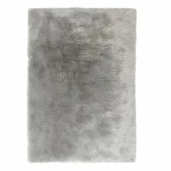 Flair Faux Fur Grey Sheepskin Rug -Hot Sale rugs Shop 30673029 alt04