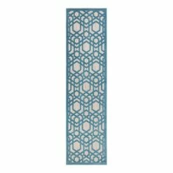 Dunelm Oro Geometric Indoor Outdoor Runner -Hot Sale rugs Shop 30678441 alt02