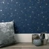Crown Wallpaper Starlight Navy Wallpaper